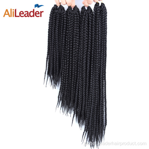 Box Braids Hair Synthetic Hair Extension Crochet Box Braid For Women Manufactory